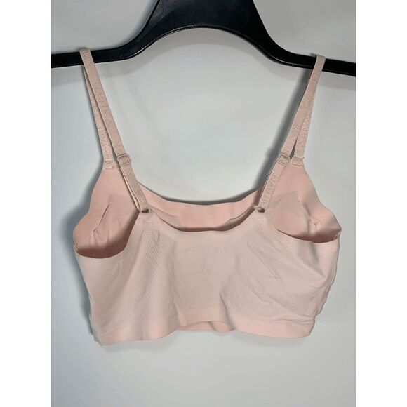 Nautica Intimates Women's Adjustable Strap Pullover Bralette Pink Small - Picture 5 of 8